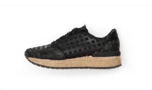 Mundart Sneaker in schwarz